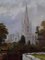 Artista inglés, paisaje, década de 1800, óleo sobre lienzo, enmarcado, Imagen 4