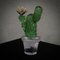 Green Art Glass Cactus Plant by Murano Formia for Marta Marzotto, 1990 9