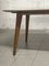 Walnut Table with Glass Top, 1960s 10