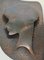 Lampada da parete con ritratto di donna fatta a mano in metallo, anni '60, Immagine 8