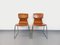 Sedie in legno curvato e metallo cromato di Casala, anni '60, set di 2, Immagine 17