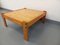 Square Coffee Table in Pine, 1970s 4
