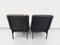 Vintage Modernist Chairs in Skai and Metal, 1960s, Set of 2 11