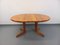 Round Extendable Pine Table, 1970s 7