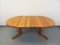 Round Extendable Pine Table, 1970s 16