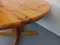 Round Extendable Pine Table, 1970s 11