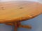 Round Extendable Pine Table, 1970s 9