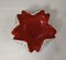 Murano Red and White Glass Ashtray, 1980, Image 5