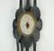 Large Mid-Century Brutalist Wall Sconce in Wrought Iron with Agate Center, Image 9