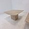 Vintage Italian Travertine Coffee Tables, 1980s, Set of 3 14