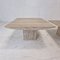 Vintage Italian Travertine Coffee Tables, 1980s, Set of 3 21