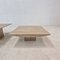 Vintage Italian Travertine Coffee Tables, 1980s, Set of 3 16