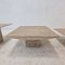 Vintage Italian Travertine Coffee Tables, 1980s, Set of 3 15