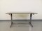 Desk or Dining Table in Smoked Glass and Chrome Metal, 1970s 14