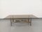 Smoked Glass, Brushed Aluminum and Cast Iron Coffee Table, 1970s 15