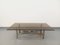 Smoked Glass, Brushed Aluminum and Cast Iron Coffee Table, 1970s 13