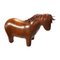 Vintage Leather Pony Ottoman, Image 3