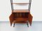 Vintage Teak and Metal Shelving Unit, 1960s 14