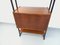 Vintage Teak and Metal Shelving Unit, 1960s 8