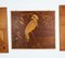 Mid-Century Wood Intarsia Bird Wall Decors, 1950s-1960s, Set of 3 9