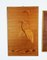 Mid-Century Holz Intarsien Vogel Wanddekore, 1950er-1960er, 3er Set 7