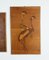 Mid-Century Wood Intarsia Bird Wall Decors, 1950s-1960s, Set of 3, Image 8