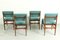 Dining Chairs and Dining Table by Louis Van Teeffelen for Wébé, 1950s, Set of 5, Image 15