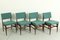 Dining Chairs and Dining Table by Louis Van Teeffelen for Wébé, 1950s, Set of 5, Image 11