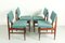 Dining Chairs and Dining Table by Louis Van Teeffelen for Wébé, 1950s, Set of 5 23