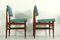Dining Chairs and Dining Table by Louis Van Teeffelen for Wébé, 1950s, Set of 5, Image 2