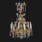 Antique French Golden Chandelier with Crystals 2