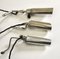Art Deco Chrome-Plated Aluminum Sewing Machine Lights from Singer, Set of 3 3