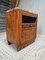 Antique Bedside Table in Walnut with Marble, 1920s 14