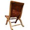 Niedriger Mid-Century Stuhl aus Leder & Holz von Pierre Lottier, 1960er 6