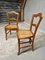 Antike Stühle aus Nussholz mit Gurtband, 1890er, 2er Set 9