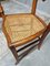 Antike Stühle aus Nussholz mit Gurtband, 1890er, 2er Set 12