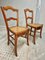 Chaises Antiques en Noyer avec des Toiles, 1890s, Set de 2 7