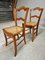 Chaises Antiques en Noyer avec des Toiles, 1890s, Set de 2 10