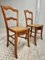 Chaises Antiques en Noyer avec des Toiles, 1890s, Set de 2 18