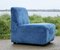 Modular Sofa in Blue Velvet, 1980s, Set of 5 18