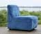 Modulares Sofa aus blauem Samtstoff, 1980er, 5er Set 18