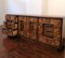 Credenza brutalista Mid-Century con cassetti, America, anni '70, Immagine 9