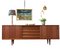 Danish Sideboard in Teak with Sliding Doors and Drawers, 1960s 6