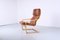 Cognacfarbener Points Chair aus Leder von Noboru Nakamura für Ikea, 1970er 4