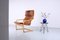 Cognac Leather Points Chair by Noboru Nakamura for Ikea, 1970s 10