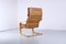 Cognac Leather Points Chair by Noboru Nakamura for Ikea, 1970s, Image 15