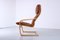 Chaise Points en Cuir Cognac par Noboru Nakamura pour Ikea, 1970s 6