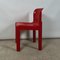 Rot glänzender Modell 4875 Stuhl von Carlo Bartoli für Kartell, 1980er 10