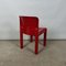 Rot glänzender Modell 4875 Stuhl von Carlo Bartoli für Kartell, 1980er 6