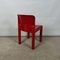 Silla modelo 4875 en rojo brillante de Carlo Bartoli para Kartell, años 80, Imagen 6